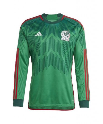 Men's Green Mexico National Team 2022/23 Home Blank Long Sleeve Replica Jersey $37.40 Jersey