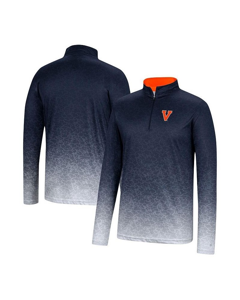 Men's Navy Virginia Cavaliers Walter Quarter-Zip Windshirt $23.21 Shirts