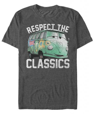 Disney Pixar Men's Cars Fillmore Respect The Classics Short Sleeve T-Shirt Gray $14.00 T-Shirts