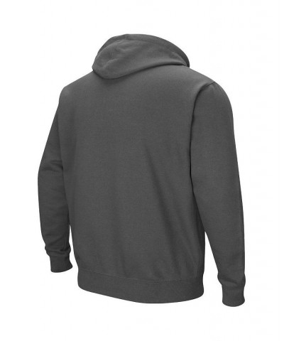 Men's Charcoal Cent. Michigan Chippewas Arch and Logo Pullover Hoodie $25.85 Sweatshirt