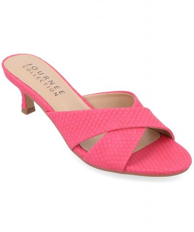 Women's Berkly Slip-on Heel Pink $45.00 Shoes