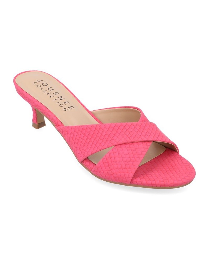 Women's Berkly Slip-on Heel Pink $45.00 Shoes