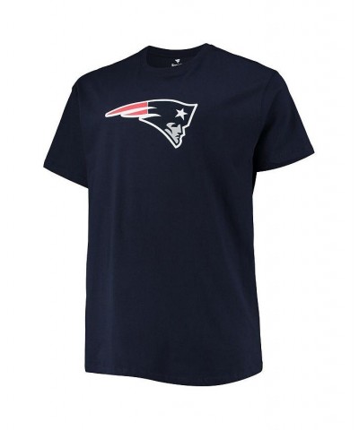 Men's Branded Mac Jones Navy New England Patriots Big and Tall Player Name and Number T-shirt $21.60 T-Shirts