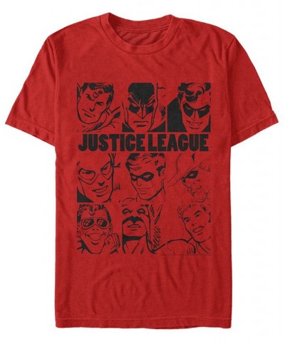 DC Men's Justice League Hero Box Up Short Sleeve T-Shirt $18.19 T-Shirts