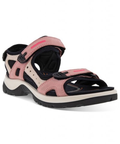 Women's Yucatan Sandals Pink $73.50 Shoes