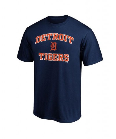 Men's Navy Detroit Tigers Heart & Soul T-shirt $16.00 T-Shirts