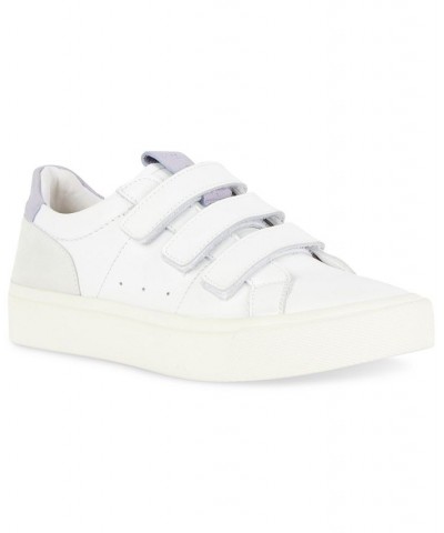 Women's Georgie Strappy Sneakers White/lavender $68.00 Shoes