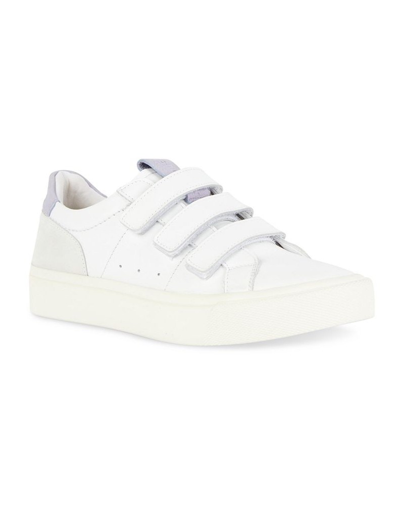 Women's Georgie Strappy Sneakers White/lavender $68.00 Shoes