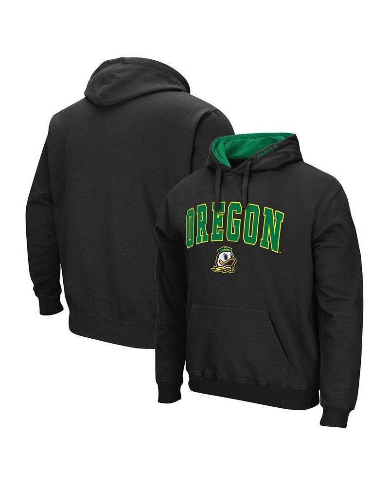 Men's Black Oregon Ducks Arch Logo 3.0 Pullover Hoodie $26.31 Sweatshirt