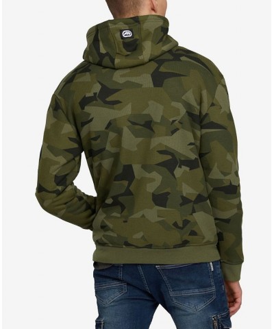 Men's Techno Stack Sherpa Hoodie Green $50.96 Sweatshirt