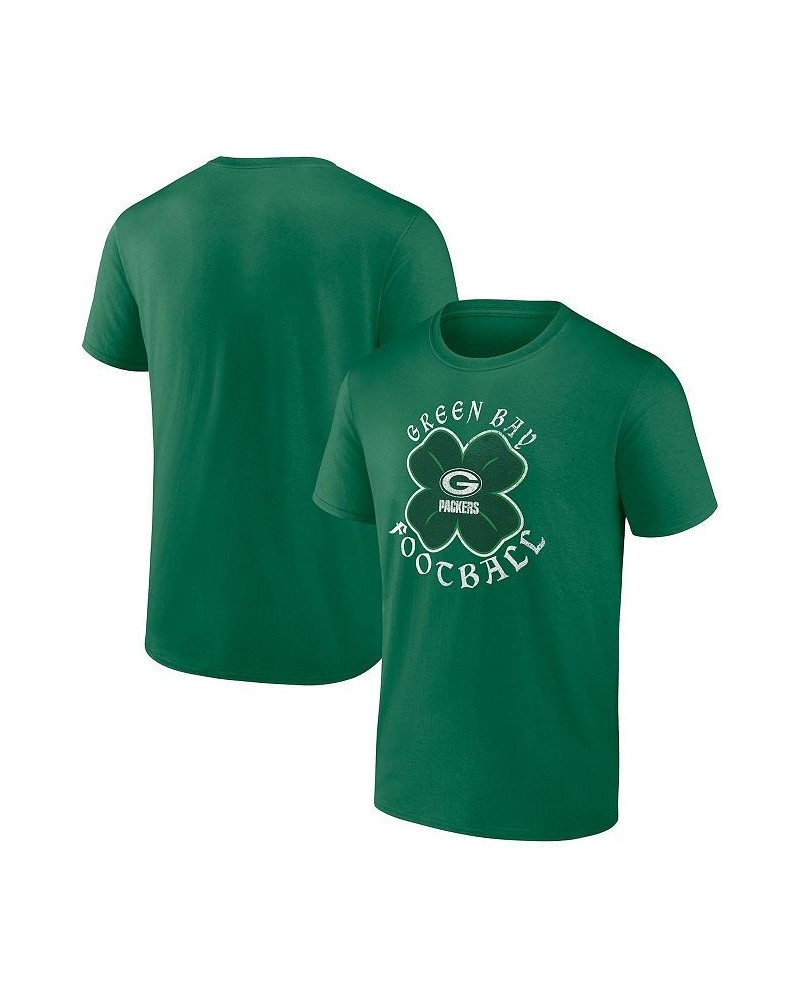 Men's Branded Kelly Green Bay Packers Celtic Clover T-shirt $14.57 T-Shirts