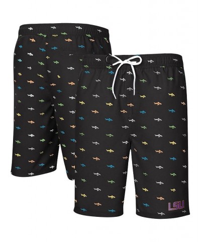 Men's Black LSU Tigers Anchor Swim Trunks $29.14 Swimsuits