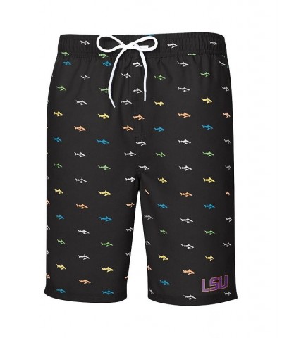 Men's Black LSU Tigers Anchor Swim Trunks $29.14 Swimsuits