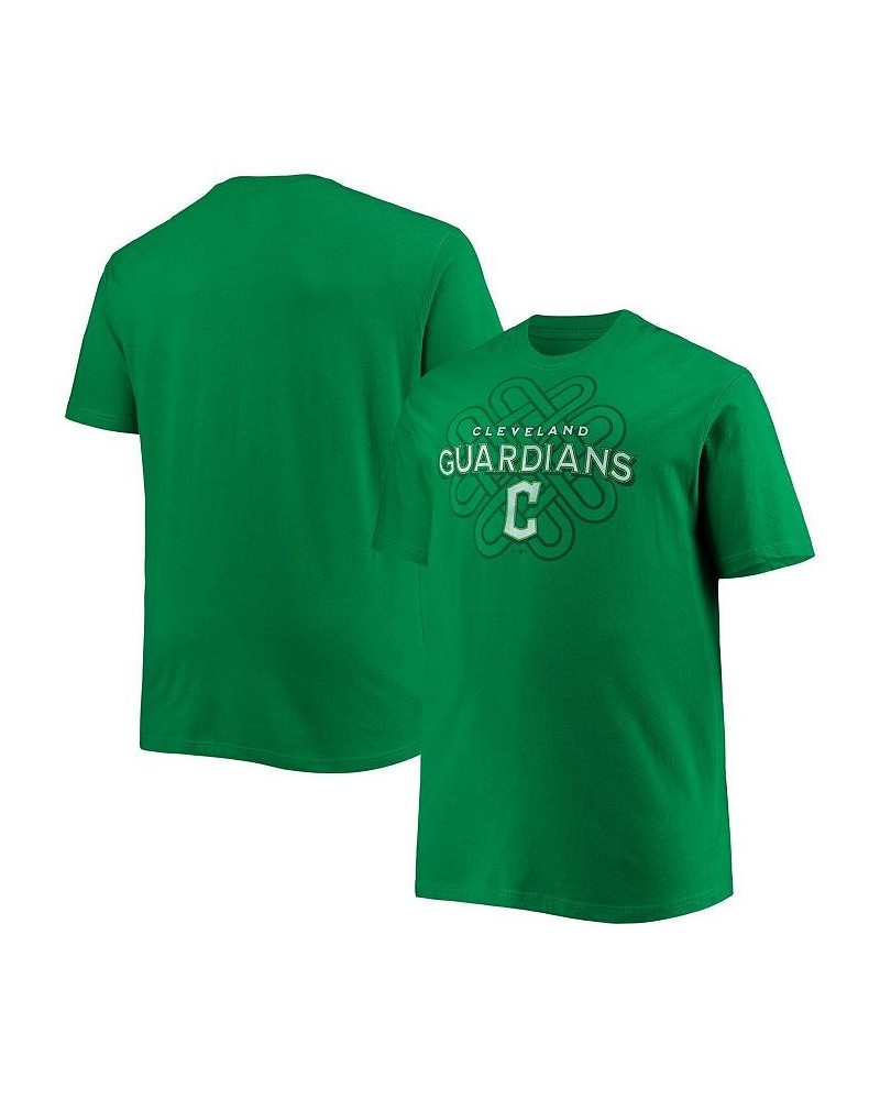 Men's Kelly Green Cleveland Guardians Celtic T-shirt $18.48 T-Shirts