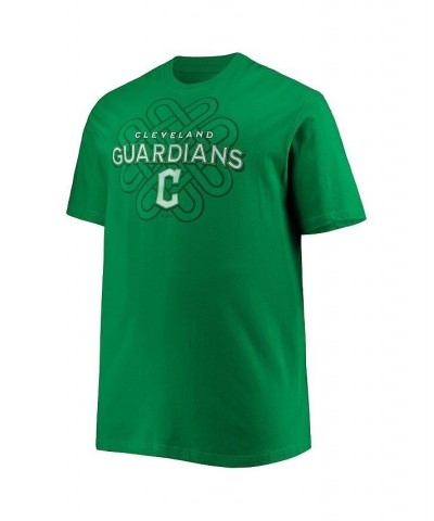 Men's Kelly Green Cleveland Guardians Celtic T-shirt $18.48 T-Shirts