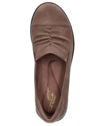 Women's Locke Comfort Flats Brown $30.24 Shoes