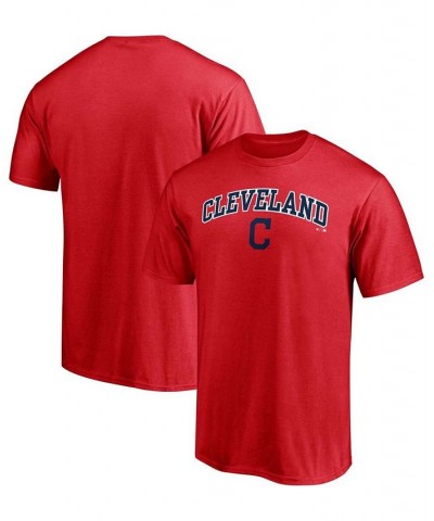 Men's Red Cleveland Indians Heart Soul T-shirt $13.02 T-Shirts