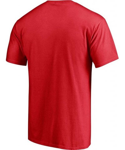 Men's Red Cleveland Indians Heart Soul T-shirt $13.02 T-Shirts