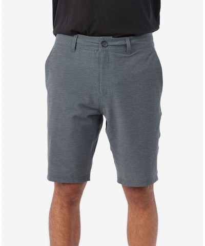 Men's Stockton Print 20" Hybrid Shorts Gray $33.36 Shorts