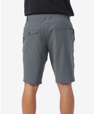 Men's Stockton Print 20" Hybrid Shorts Gray $33.36 Shorts