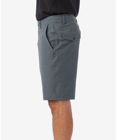 Men's Stockton Print 20" Hybrid Shorts Gray $33.36 Shorts