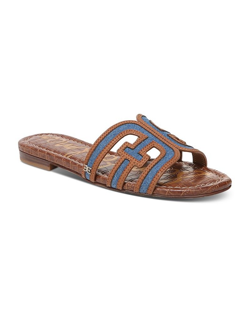 Women's Bay Multi Slip-On Sandals Blue $39.00 Shoes