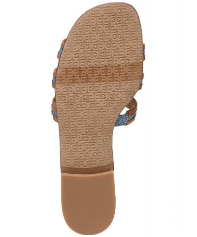 Women's Bay Multi Slip-On Sandals Blue $39.00 Shoes