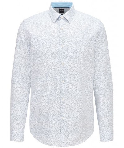 BOSS by Men's Regular-Fit Shirt Blue $49.40 Dress Shirts