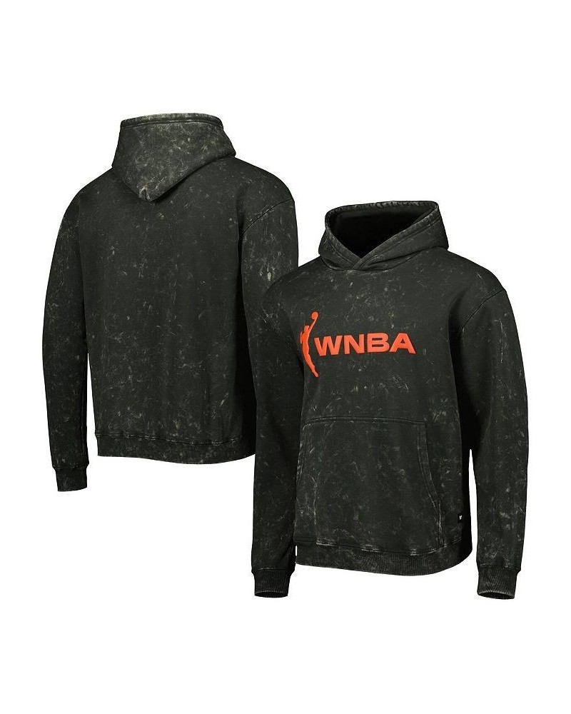 Mens' and Women's Black WNBA Acid Tonal Logowoman Pullover Hoodie $40.00 Sweatshirt