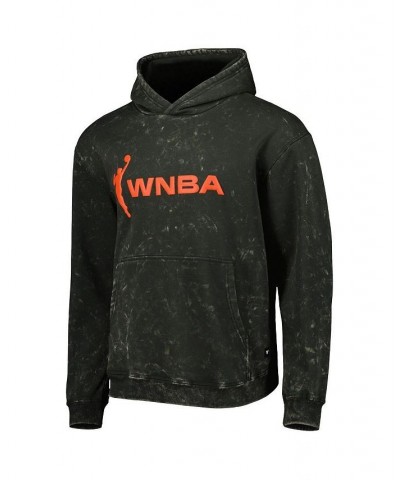 Mens' and Women's Black WNBA Acid Tonal Logowoman Pullover Hoodie $40.00 Sweatshirt