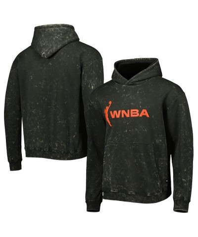 Mens' and Women's Black WNBA Acid Tonal Logowoman Pullover Hoodie $40.00 Sweatshirt