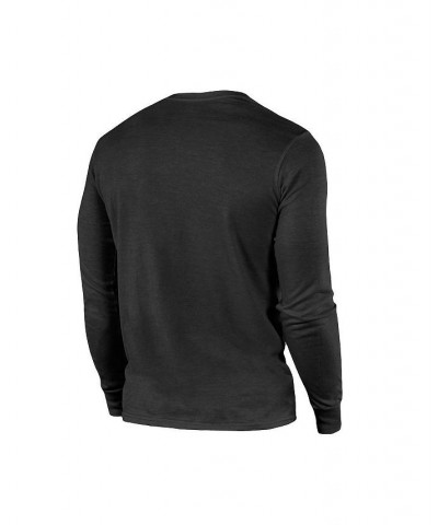 Men's Threads Black Brooklyn Nets City and State Tri-Blend Long Sleeve T-shirt $32.99 T-Shirts