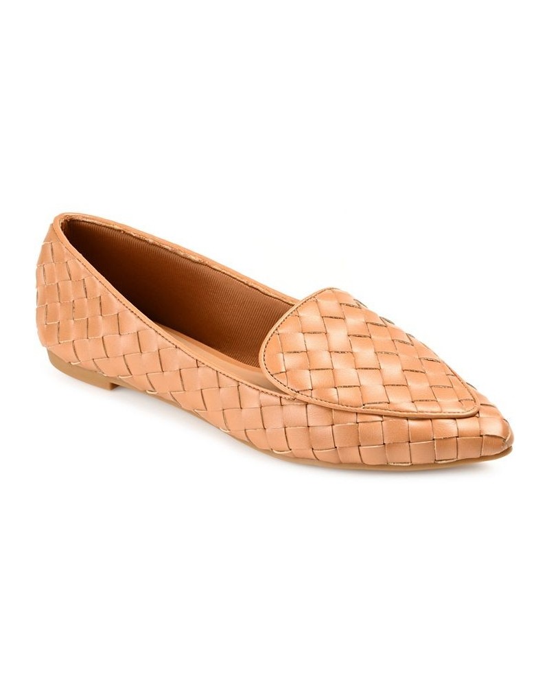 Women's Misty Woven Loafer Tan/Beige $36.75 Shoes