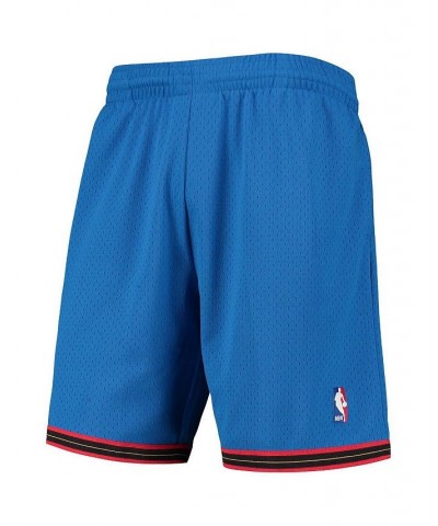 Men's Royal Philadelphia 76ers 1999-00 Hardwood Classics Swingman Shorts $44.10 Shorts