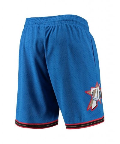 Men's Royal Philadelphia 76ers 1999-00 Hardwood Classics Swingman Shorts $44.10 Shorts