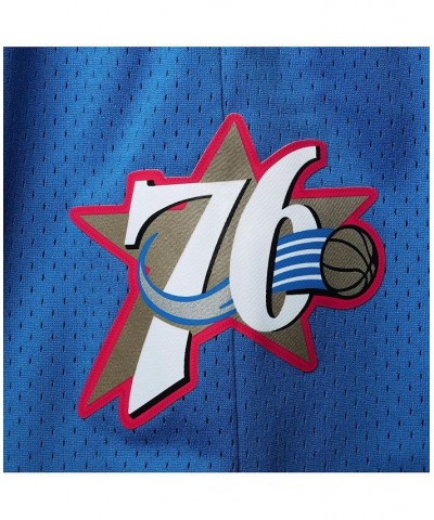 Men's Royal Philadelphia 76ers 1999-00 Hardwood Classics Swingman Shorts $44.10 Shorts