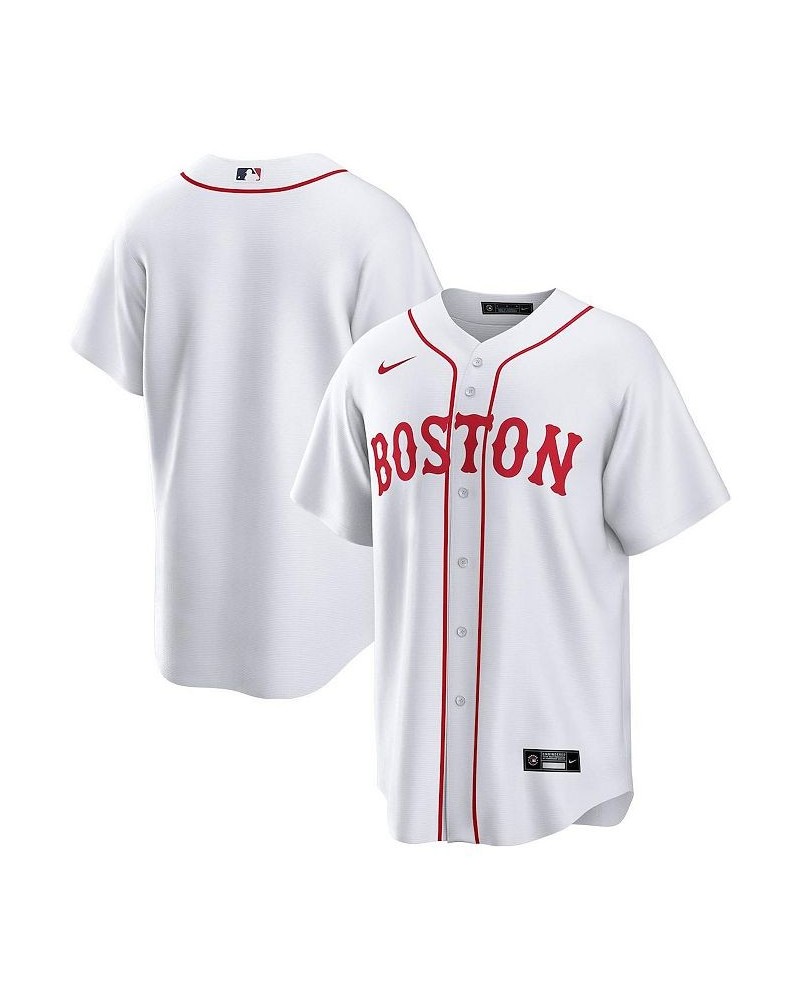 Men's White Boston Red Sox Alternate Replica Team Jersey $42.50 Jersey