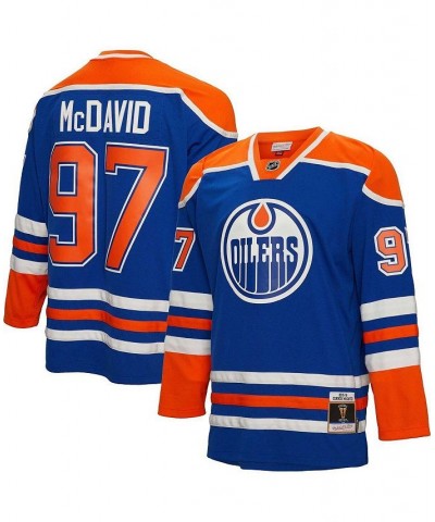 Men's Connor McDavid Blue Edmonton Oilers 2015 Blue Line Player Jersey $75.20 Jersey