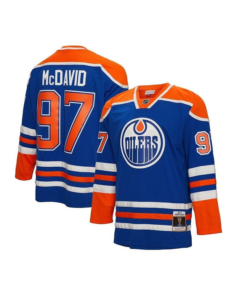 Men's Connor McDavid Blue Edmonton Oilers 2015 Blue Line Player Jersey $75.20 Jersey