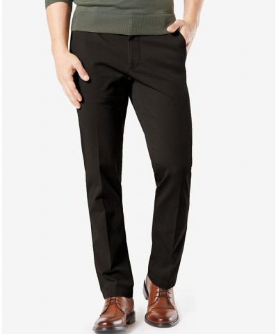 Men's Workday Smart 360 Flex Straight Fit Khaki Stretch Pants Black $29.90 Pants