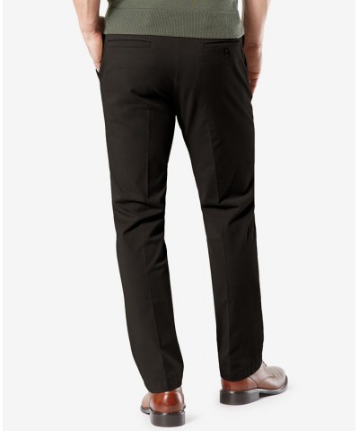 Men's Workday Smart 360 Flex Straight Fit Khaki Stretch Pants Black $29.90 Pants