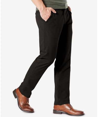 Men's Workday Smart 360 Flex Straight Fit Khaki Stretch Pants Black $29.90 Pants