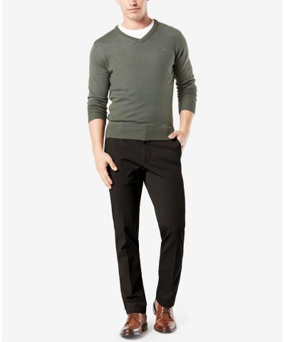 Men's Workday Smart 360 Flex Straight Fit Khaki Stretch Pants Black $29.90 Pants