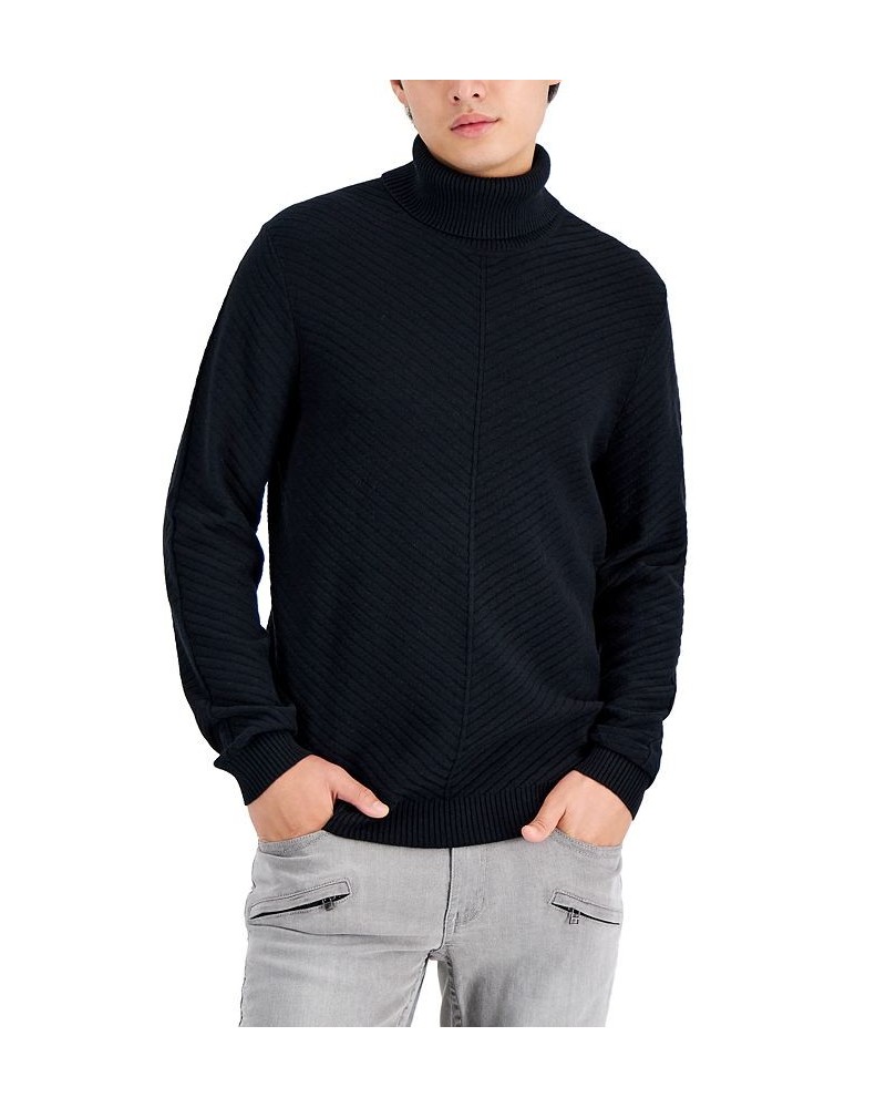 Men's Axel Turtleneck Sweater Black $19.24 Sweaters