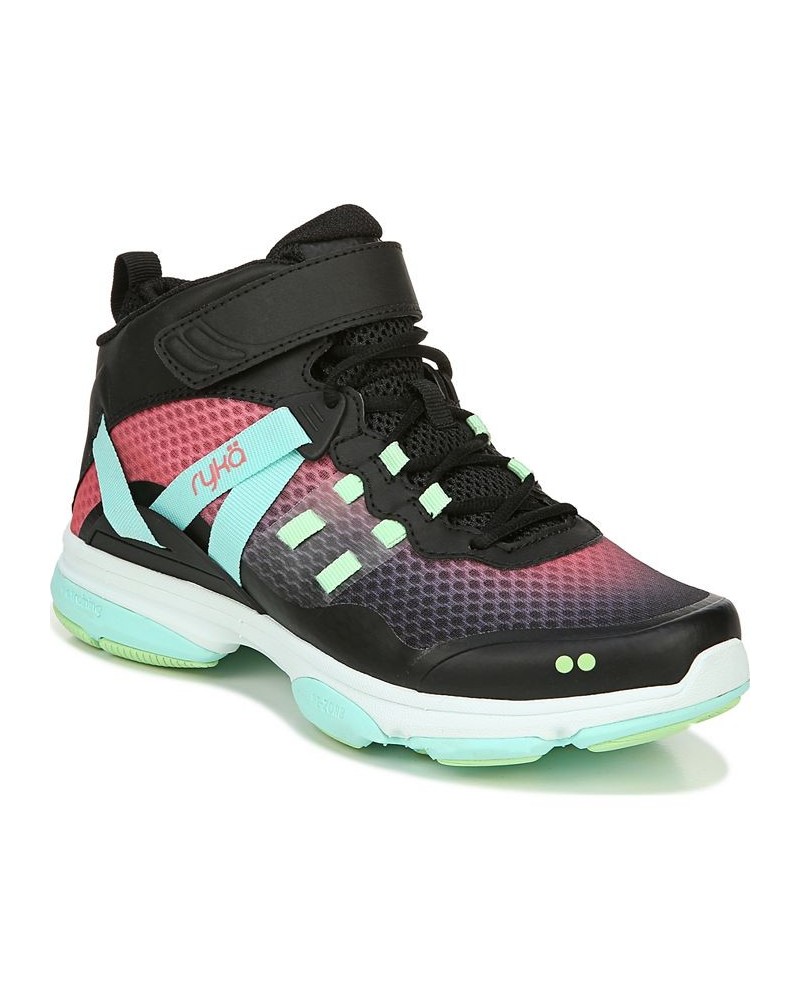 Devotion XT Women's Mid Top Training Sneakers Black $50.60 Shoes