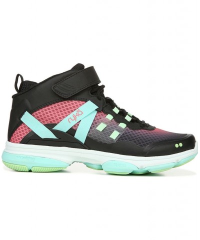 Devotion XT Women's Mid Top Training Sneakers Black $50.60 Shoes