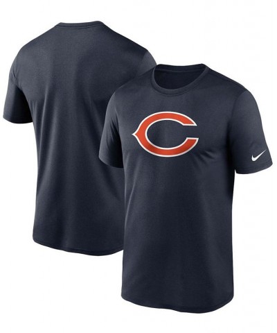 Men's Navy Chicago Bears Logo Essential Legend Performance T-shirt $23.99 T-Shirts