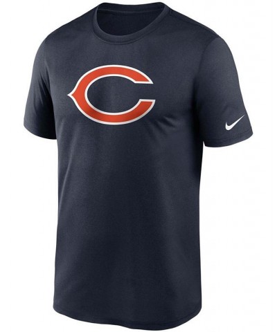 Men's Navy Chicago Bears Logo Essential Legend Performance T-shirt $23.99 T-Shirts