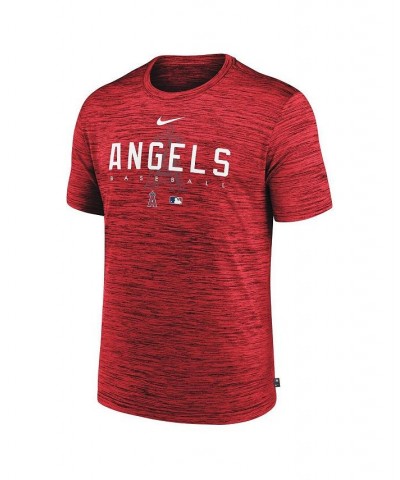 Men's Red Los Angeles Angels Authentic Collection Velocity Performance Practice T-shirt $27.49 T-Shirts