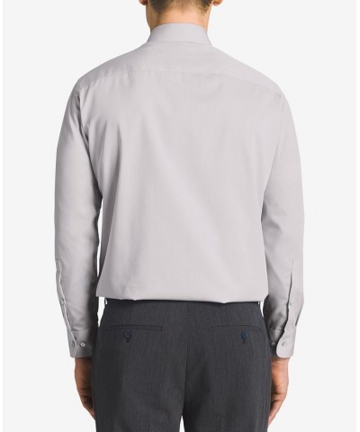 Calvin Klein Men's STEEL Classic-Fit Non-Iron Performance Herringbone Spread Collar Dress Shirt PD05 $25.37 Dress Shirts